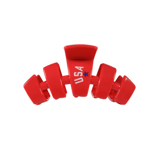 Classic Hair Clip | Small | USA Red
