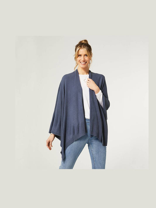 Kiara Lightweight Wrap - Denim