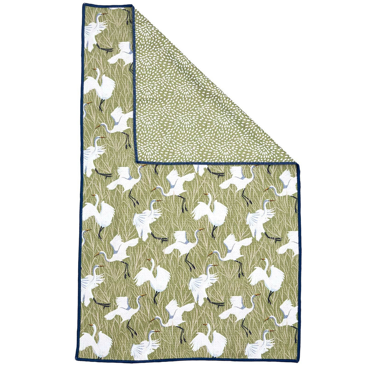 Egret & Reed blu Eco Kitchen Tea Towel