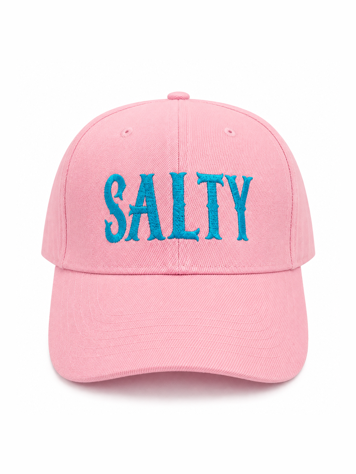 Salty Embroidered Trucker Hat - Pink