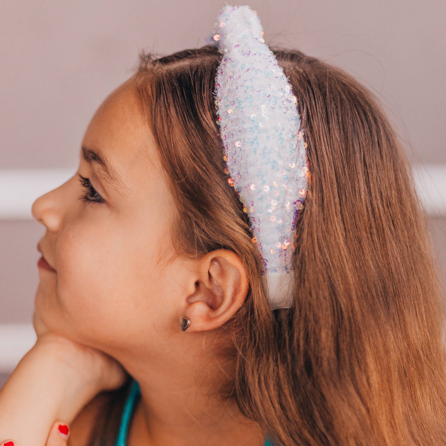 Sparkly Sequin Knot Headband