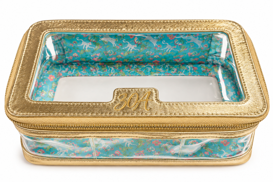 30A Mahjong Tile Bag - Gold