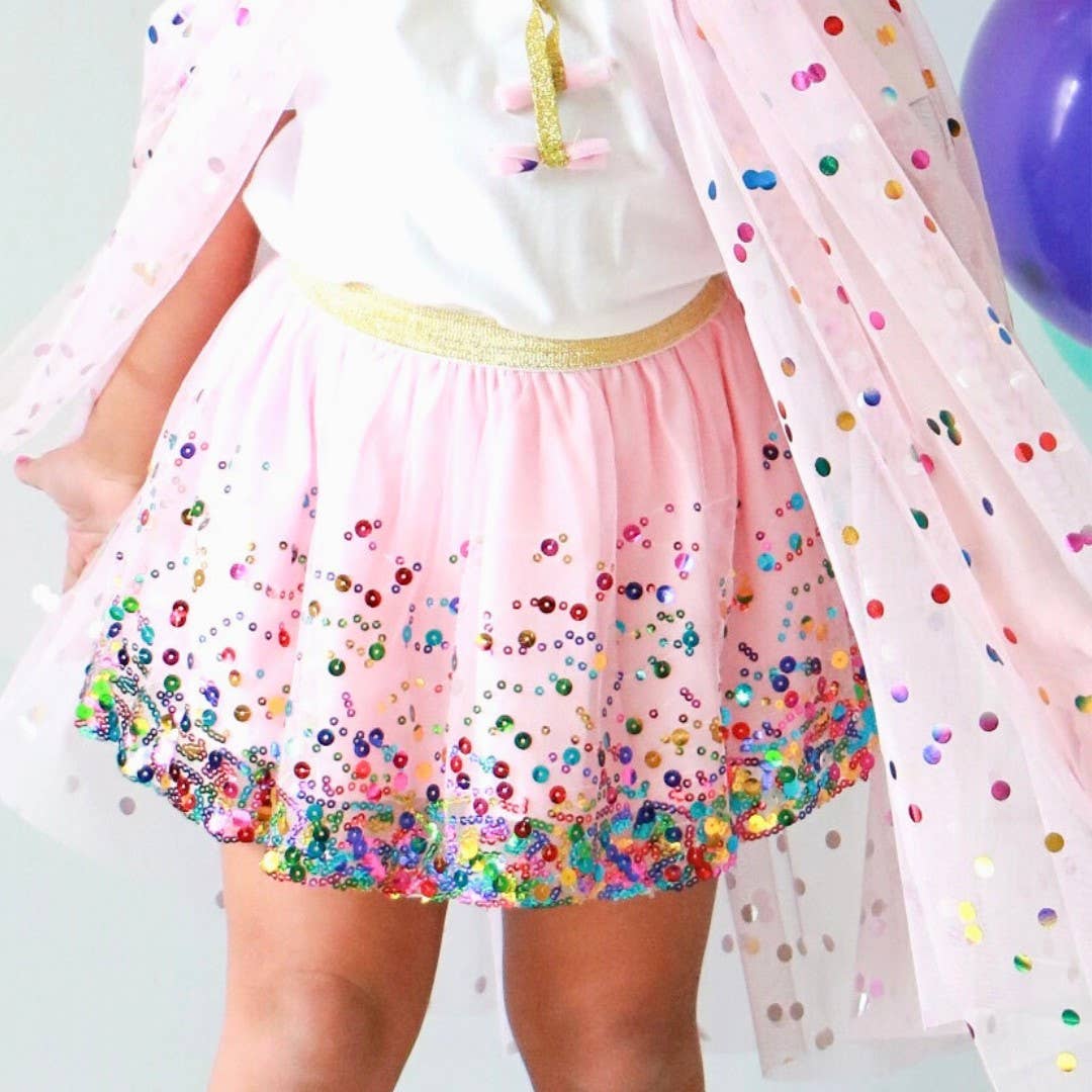 Pink Confetti Tutu - Dress Up Skirt - Kids Tutu