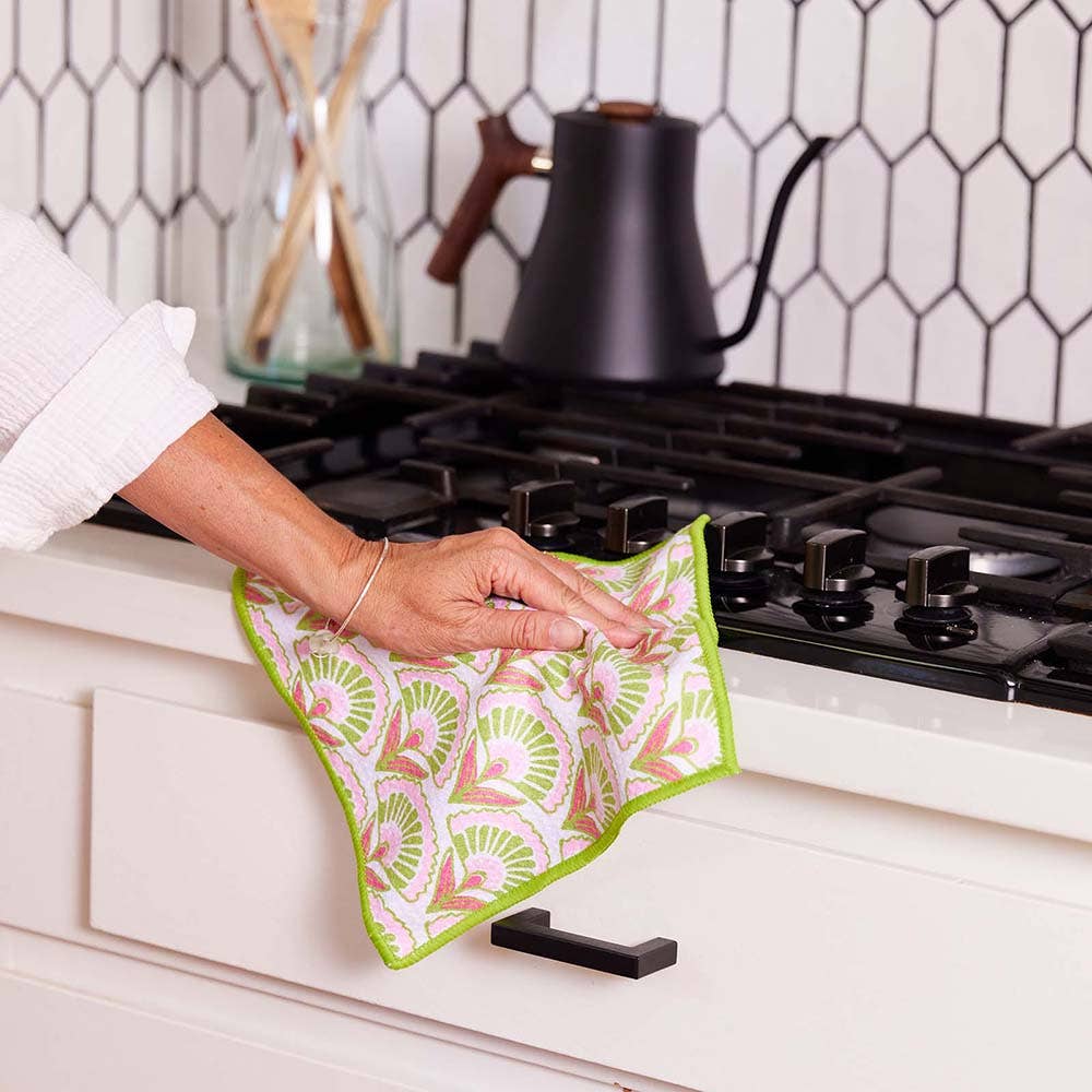 Pink Papaver Eco Dish Cloth (Set of 3)