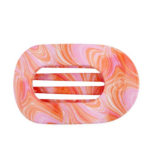 Just Keep Swimming | Large | Flat Round Hair Clip