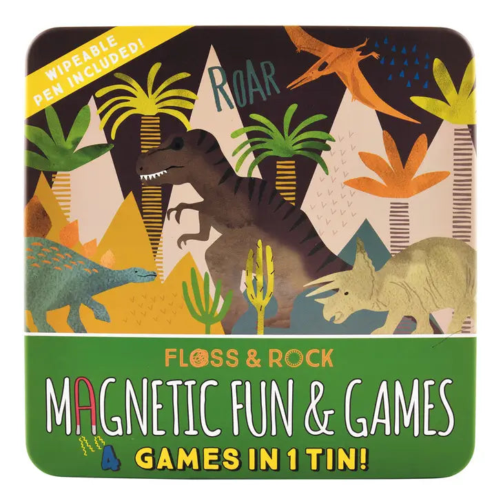 Dino Magnetic Tin Games