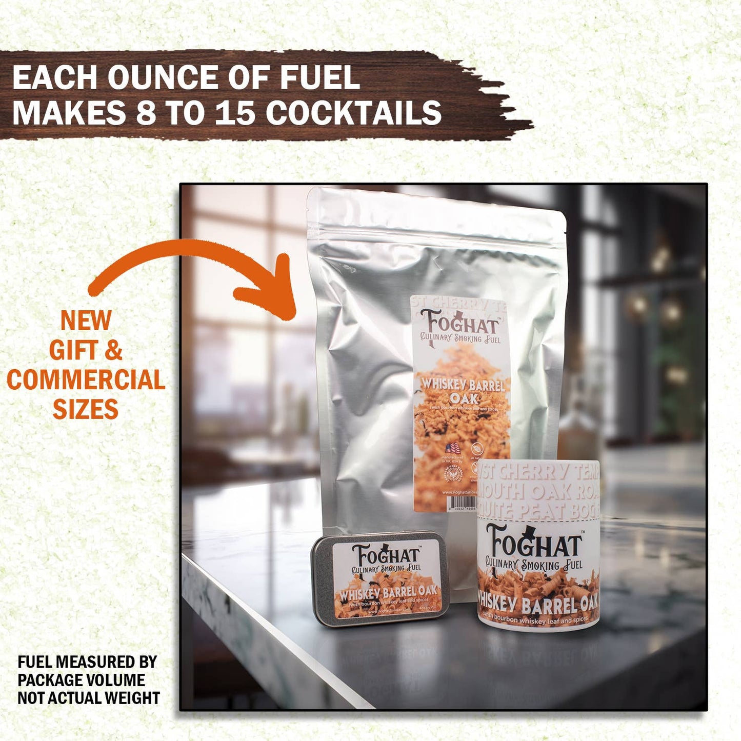 Whiskey Barrel Oak - Foghat Culinary Smoking Fuel