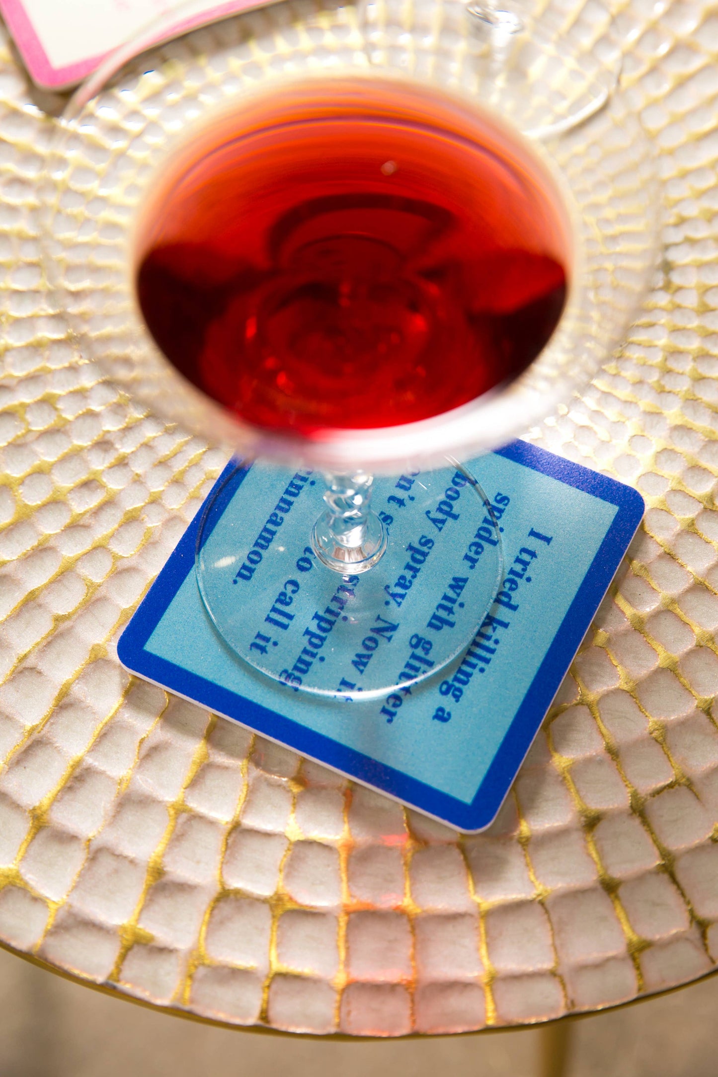 COASTER: Wine talking