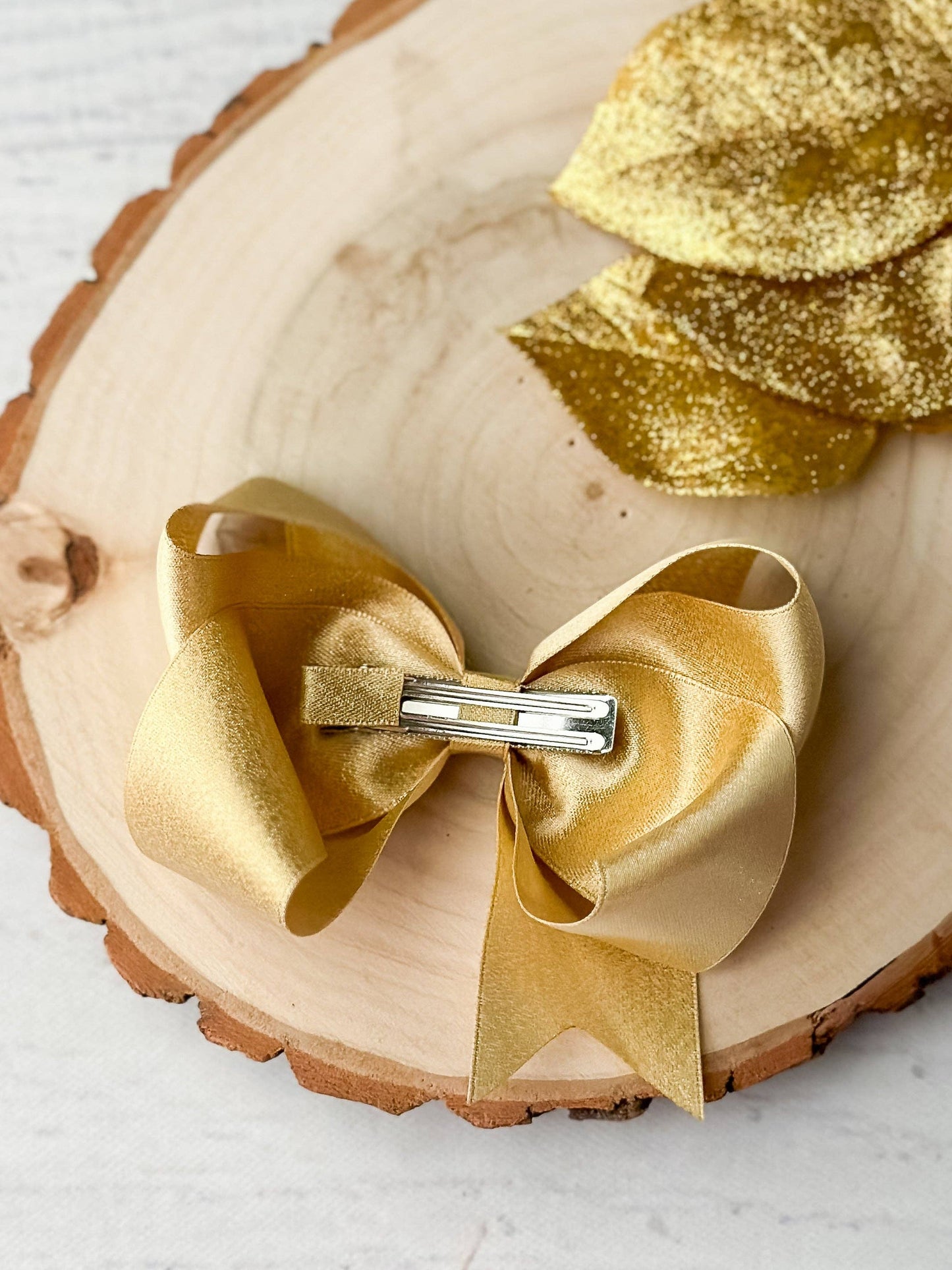 Holiday Satin Hair Bow