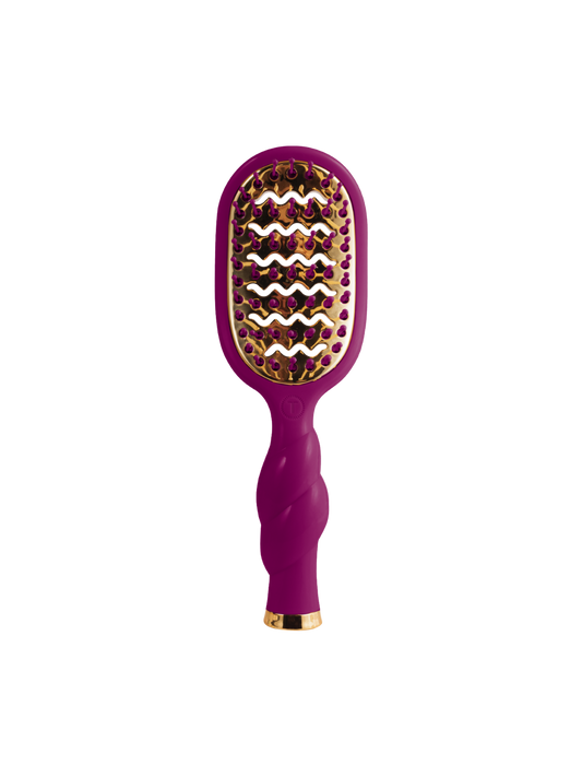Mini Vented Hair Brush - Mulberry