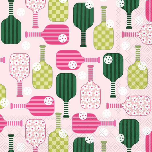 Paper Cocktail Napkins 20 Ct Pickleball Party Time