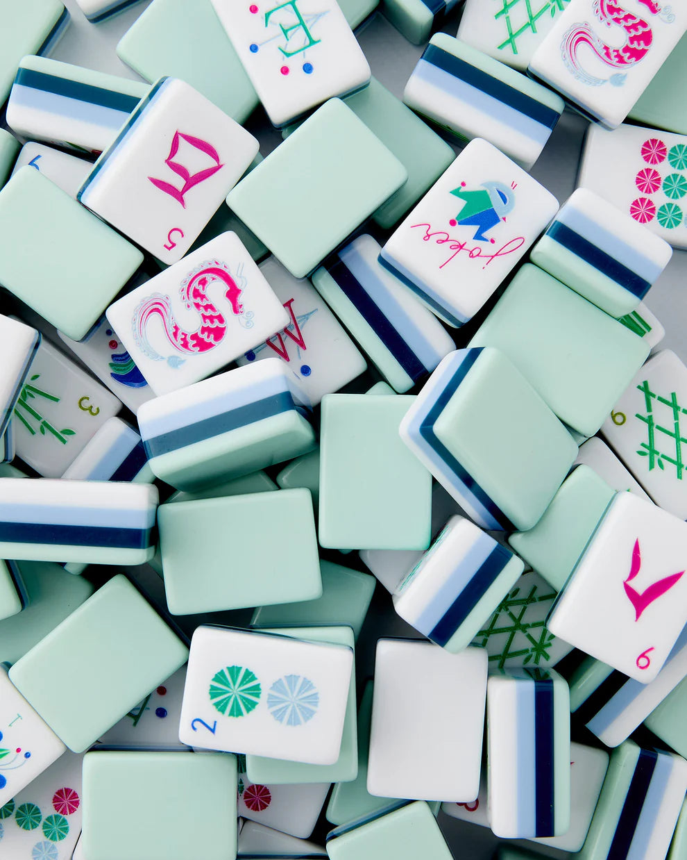 Oh My Mahjong Tiles - Birdie