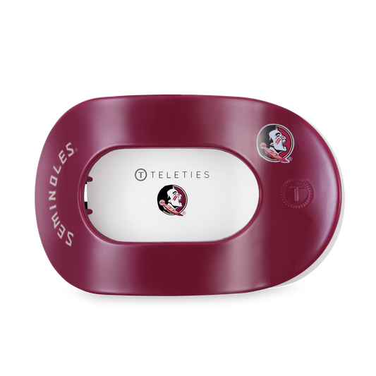 Flat Round Hair Clip | Large | Go Noles!