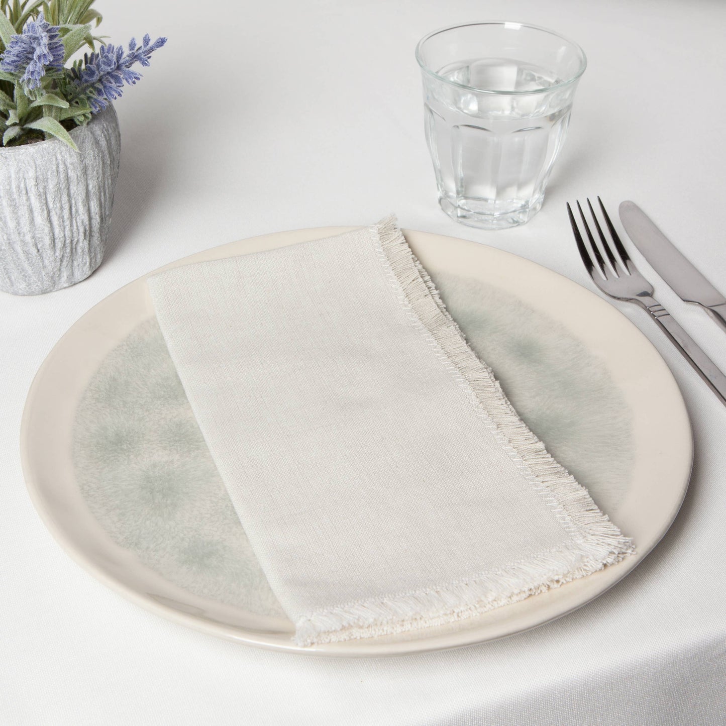 Dove Gray Chambray Napkins Set of 4