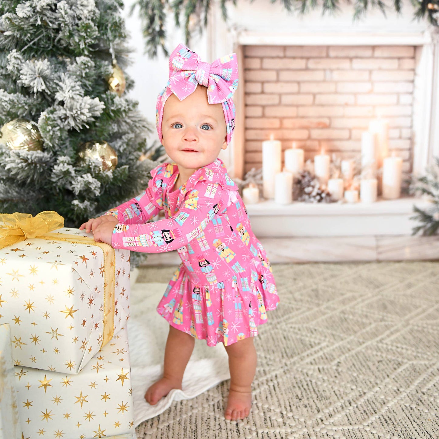 Nadia Nutcrackers Tutu Christmas Bamboo Baby Clothing Dress