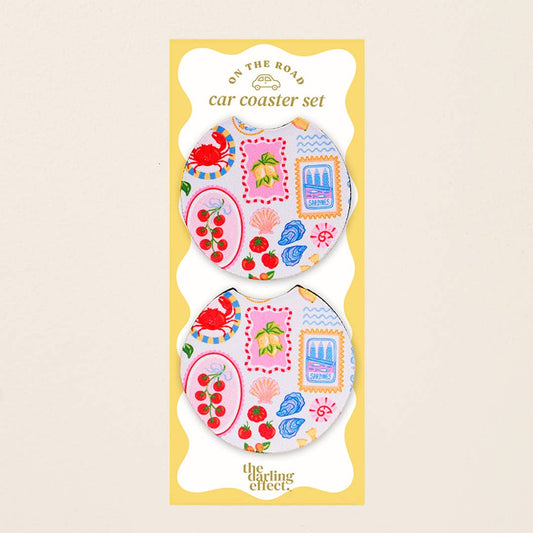 On the Road Car Coaster Set–Ciao Bella