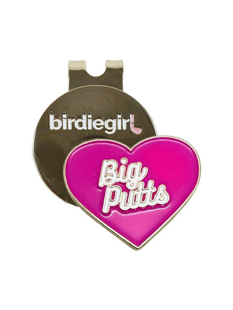 I Love Big Putts Women's Golf Ball Marker with Hat Clip