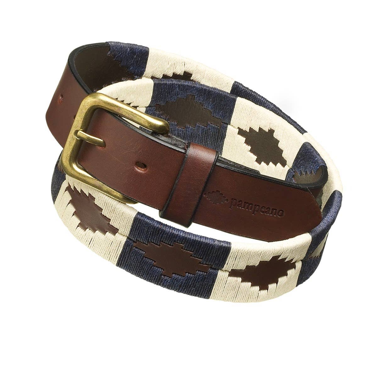 Pampeano hand-stitched leather polo belt - Jugadoro