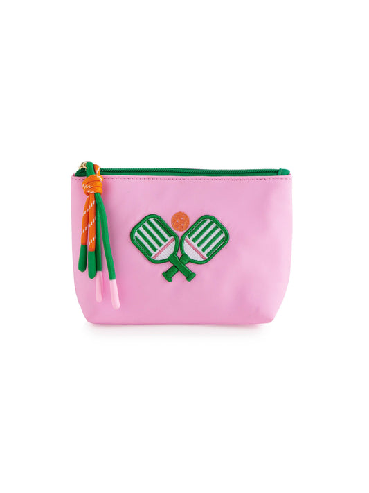 PADDLES SMALL ZIP POUCH, PINK