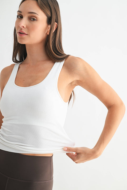 Classic Seamless Ribbed Tank Top
