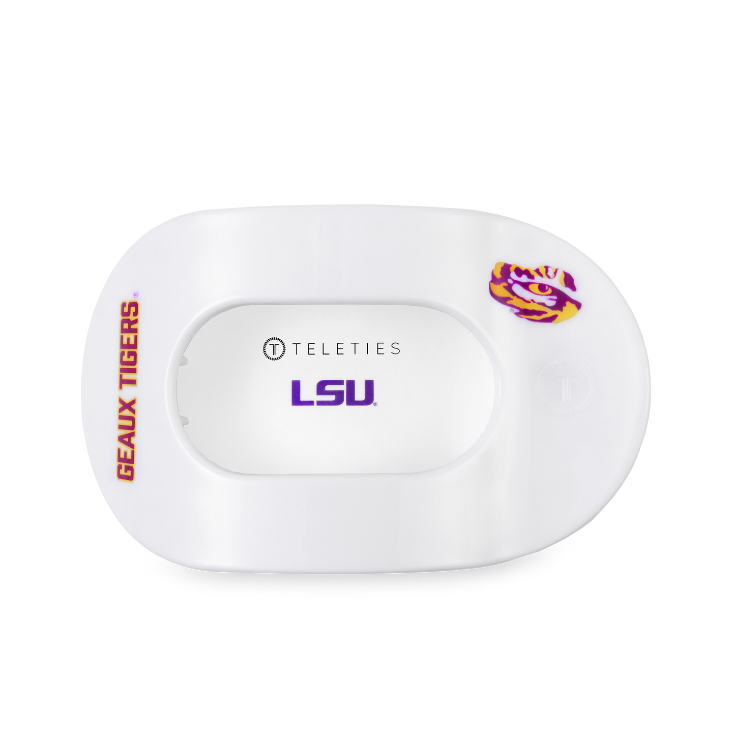 Flat Round Hair Clip | Large | Geaux Tigers!