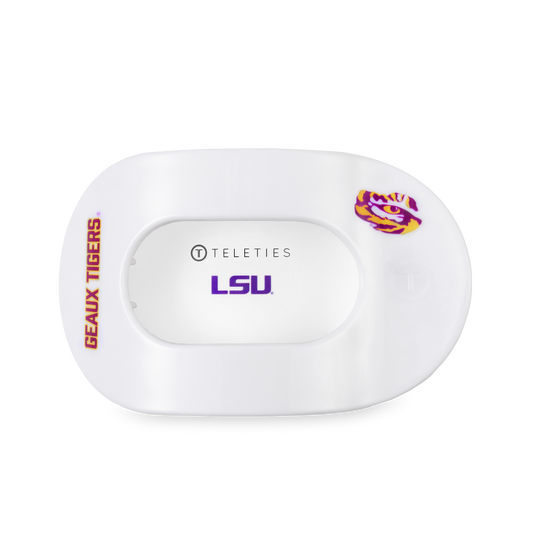 Flat Round Hair Clip | Large | Geaux Tigers!