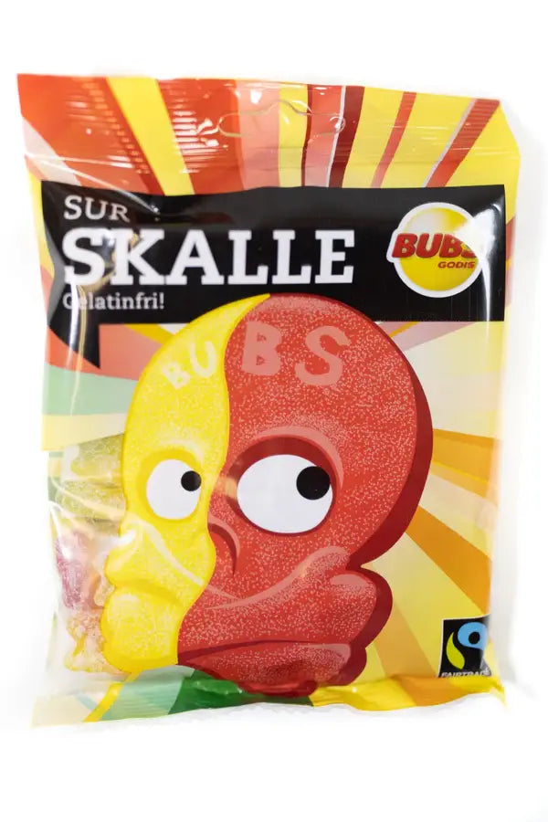 Bubs Swedish Sour Skulls 90g Bag