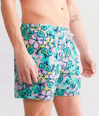 The Vacation Blooms 5.5 (Classic Swim Trunk)