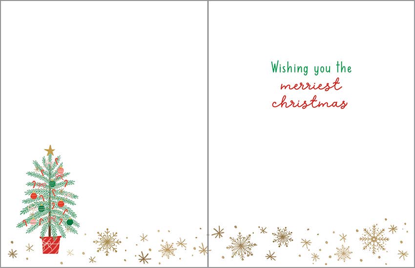 Christmas Card - Vintage Tree
