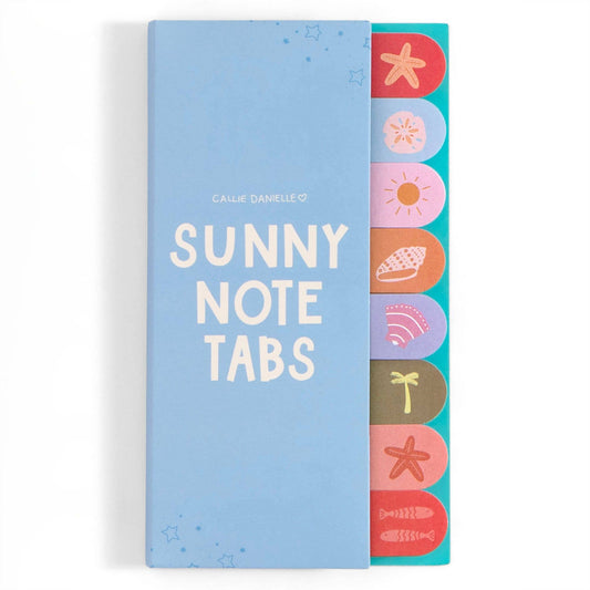 Sunny Beach & Coastal Sticky Note Tabs