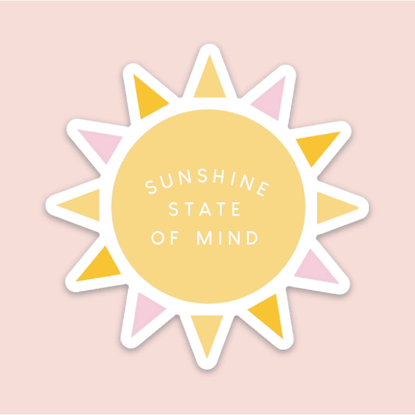 Sunshine State of Mind Sticker