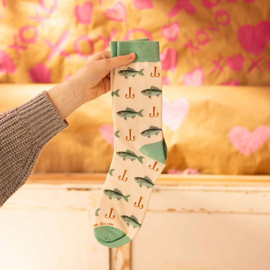 Hook Line and Sink Fishing Socks
