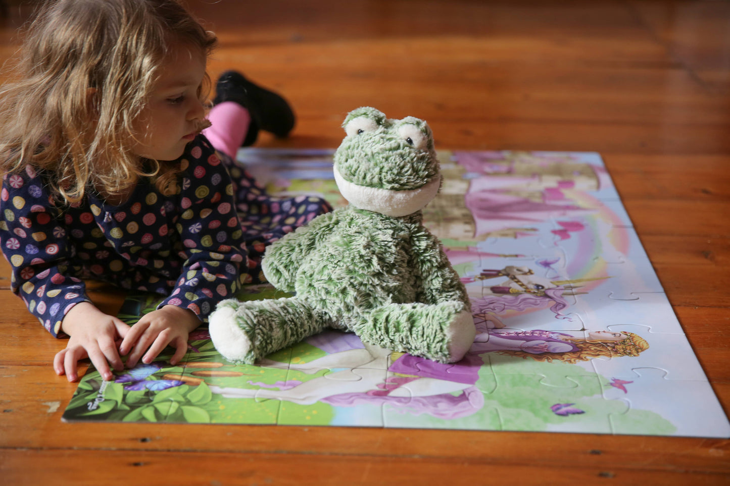 Marshmallow Mossy Frog - Plush Toy for Kids & Baby