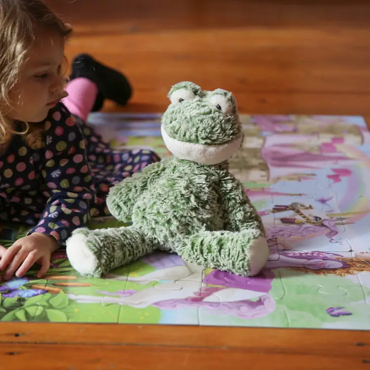 Marshmallow Mossy Frog Plush