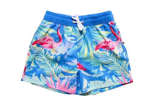 Indigo Flamingo Trunks