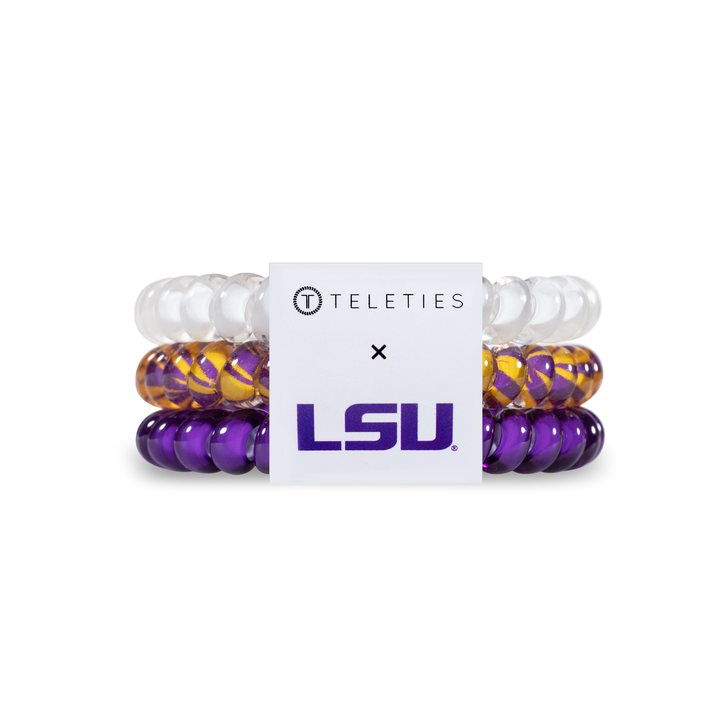 Spiral Hair Coils | Small | LSU Hair Ties