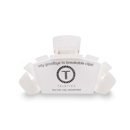 Classic Hair Clip | Med. | Coconut White