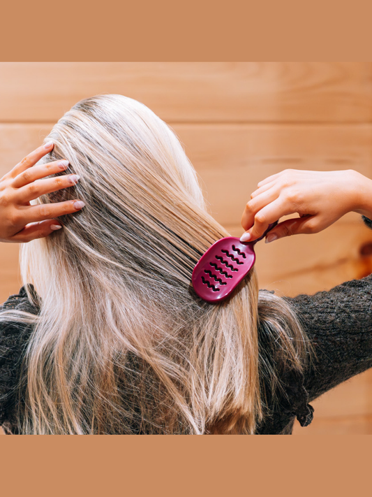 Mini Vented Hair Brush - Mulberry