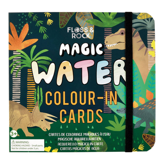 Dinosaur Magic Water Color-In Cards