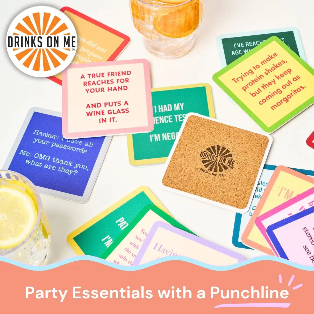 COASTER Cancel Plans | Funny Home Gift | Home Bar Decor