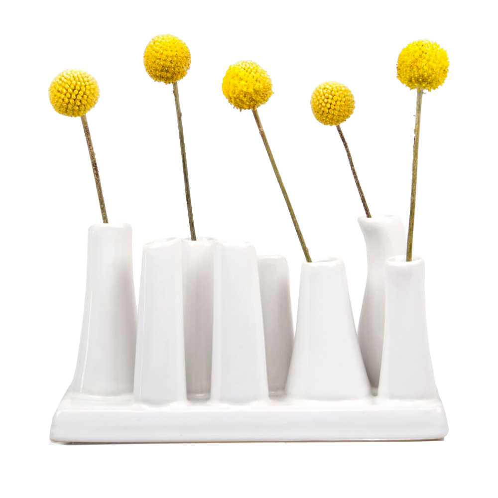 Pooley Bud Vase - White