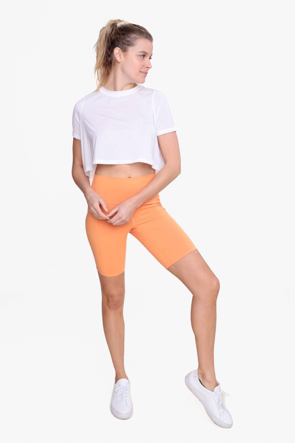 Active Short Sleeve with Cut-Out - Stylish Workout Top