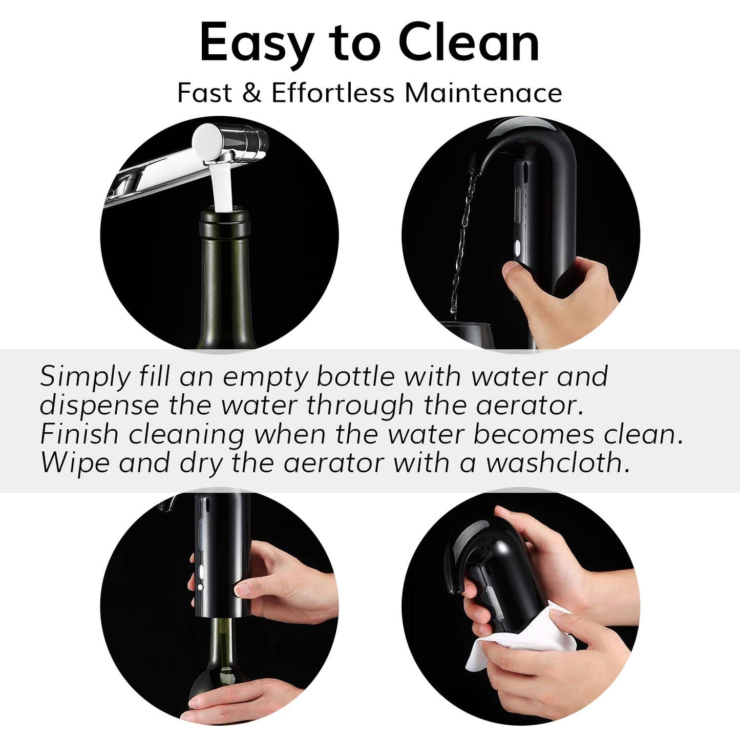 Electric Wine Aerator Dispenser - Portable Wine Accessory