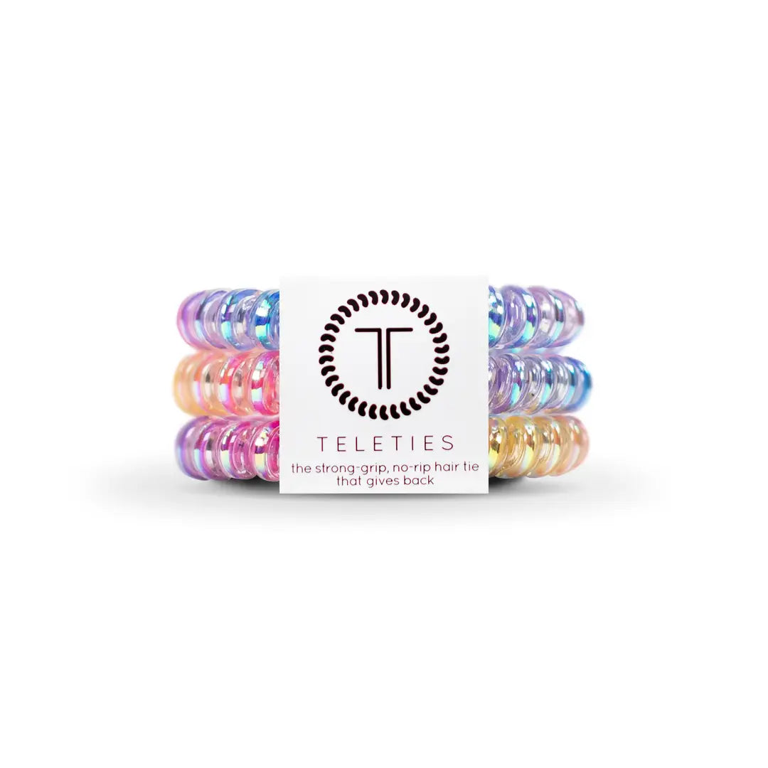 Small Spiral Hair Coils, Hair Ties, 3-pack