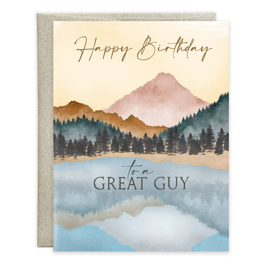 Birthday Greeting Card - Lakeside Guy