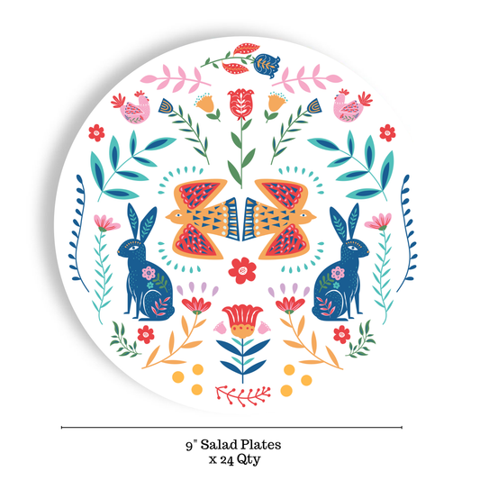 Whimsical Woodland 24ct Salad Plate Separates (3 ply)