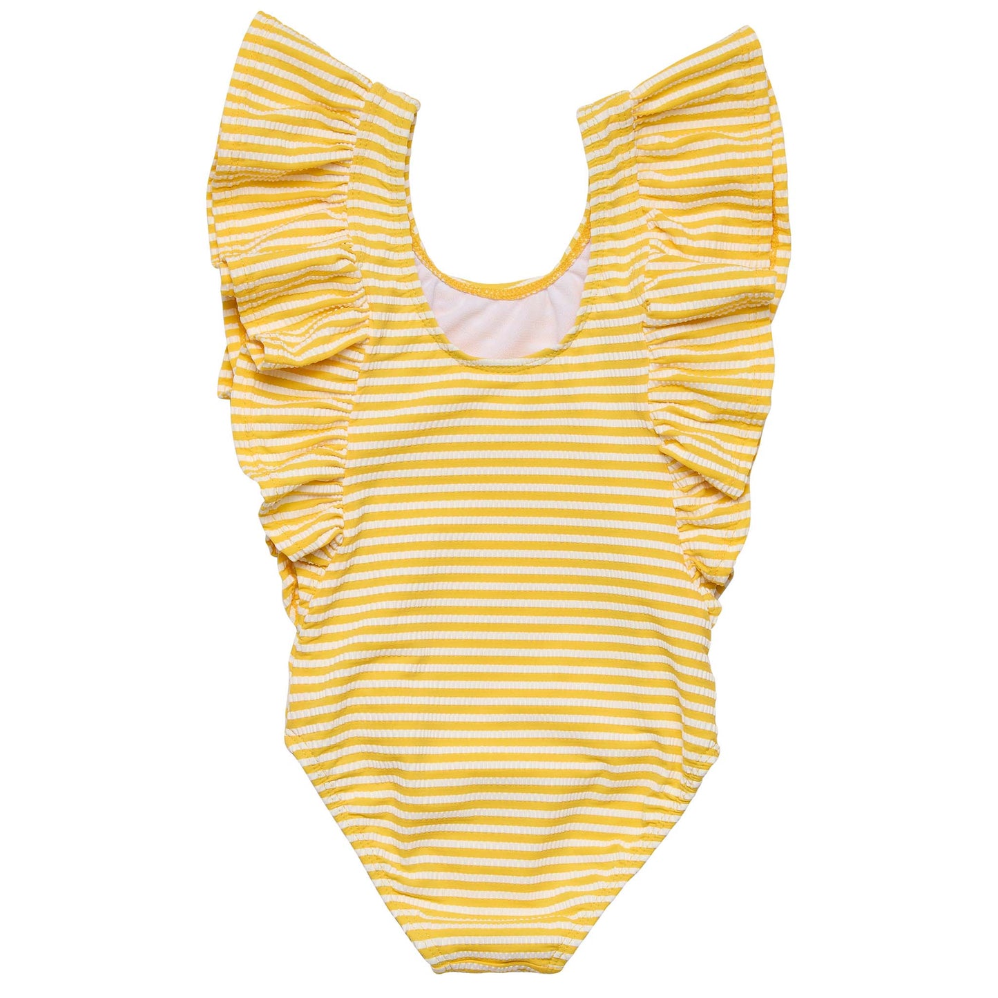 Sunshine Stripe Wide Frill Swimsuit