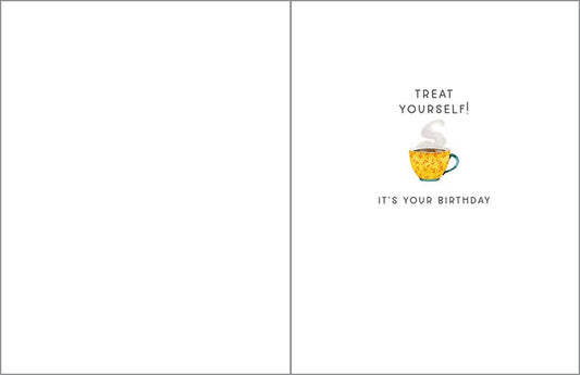 Birthday Greeting Card - Coffee Lover