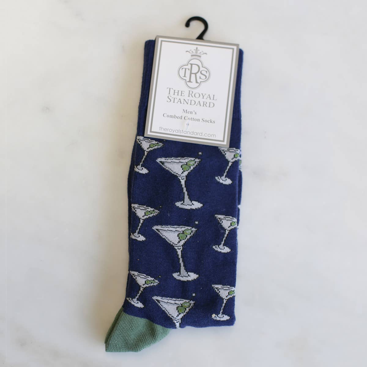 Navy Martini Socks