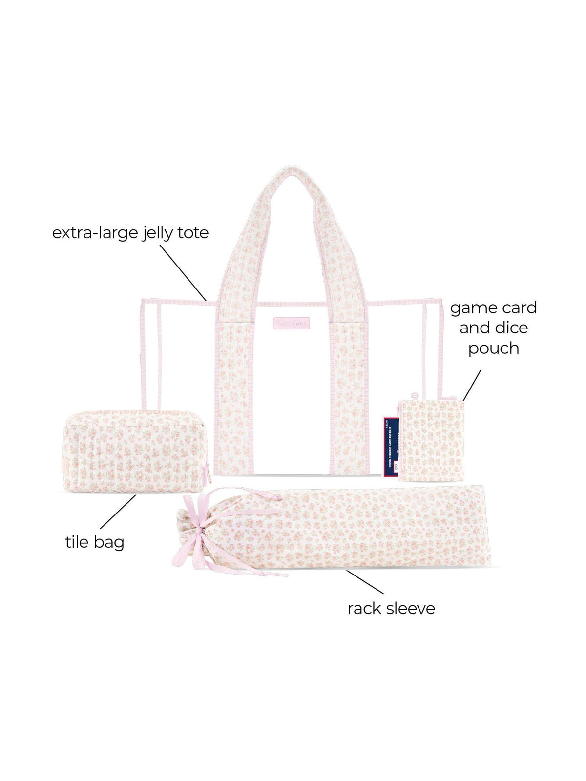 Case-Mate Mahjong Jelly Tote Set
